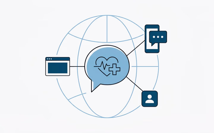 Beyond the bot: lessons from building a chat system for global patients