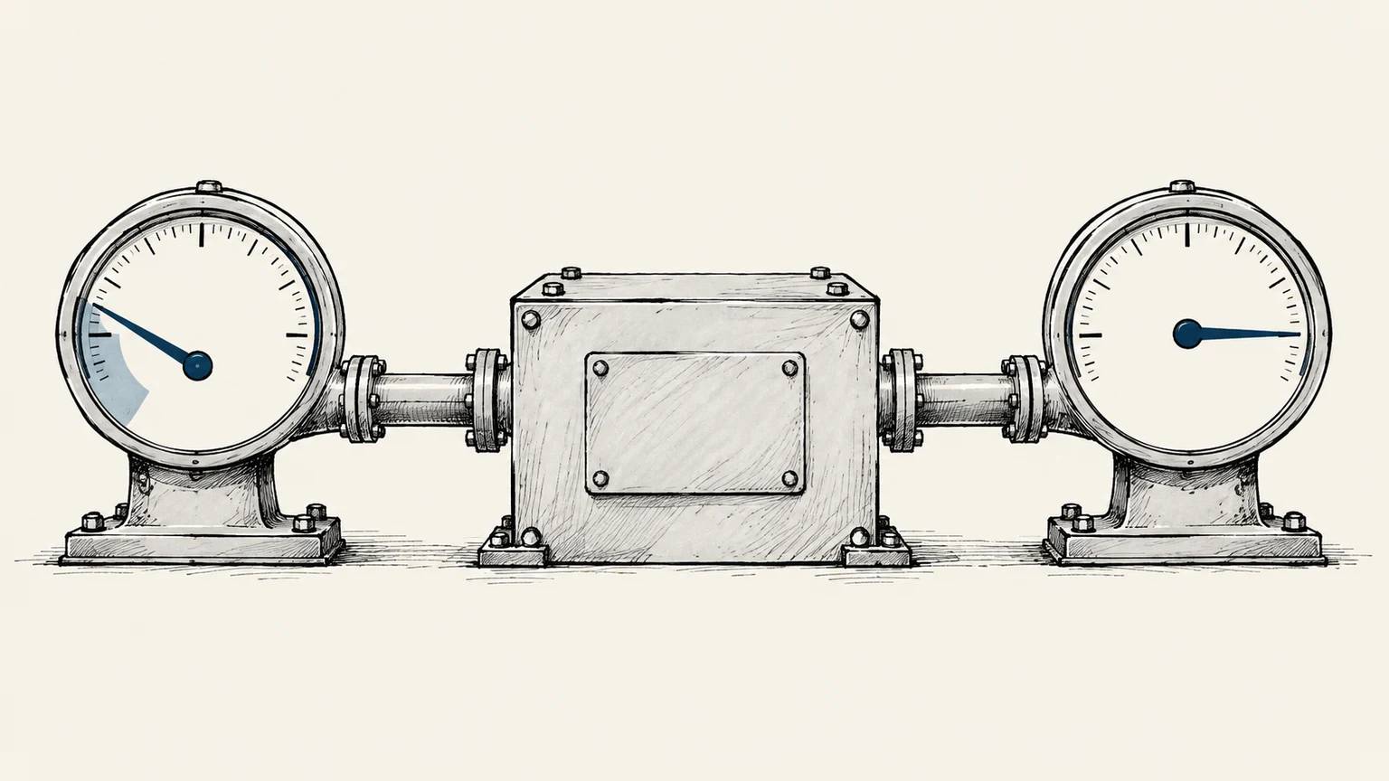 Two measurement instruments are joined by a covered relay, leaving the cause of the delay unknown