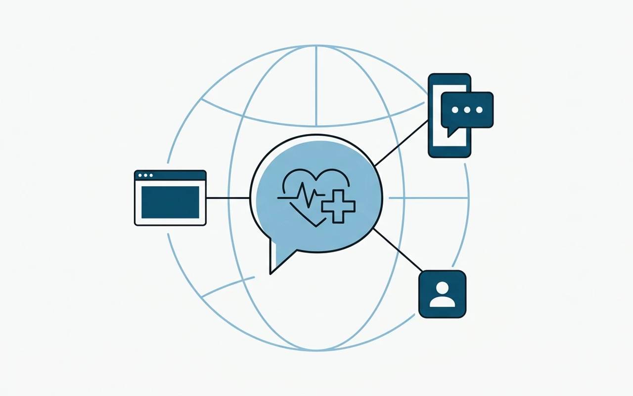 Beyond the bot: lessons from building a chat system for global patients
