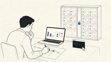 A CRO lead designs measurement while AI works from aggregated summaries and session replays remain archived.