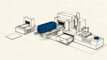 The same blue model core can dock into a basic application or a tool-equipped work system.